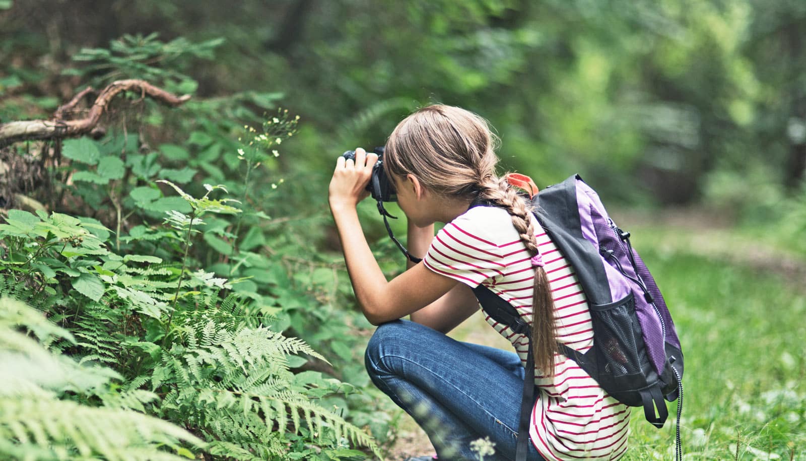 Tinkle girl goes forest hiking spreads