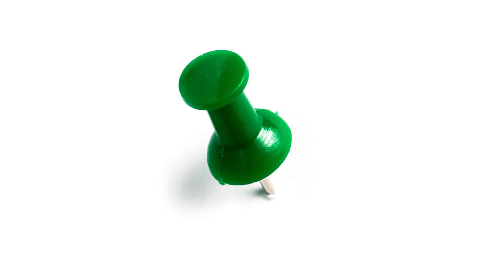 green thumbtack png