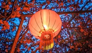 red paper lantern