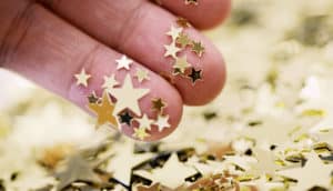 stars on fingers