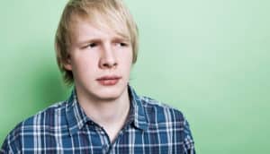 guy looks confused - vaping weed and anxiety