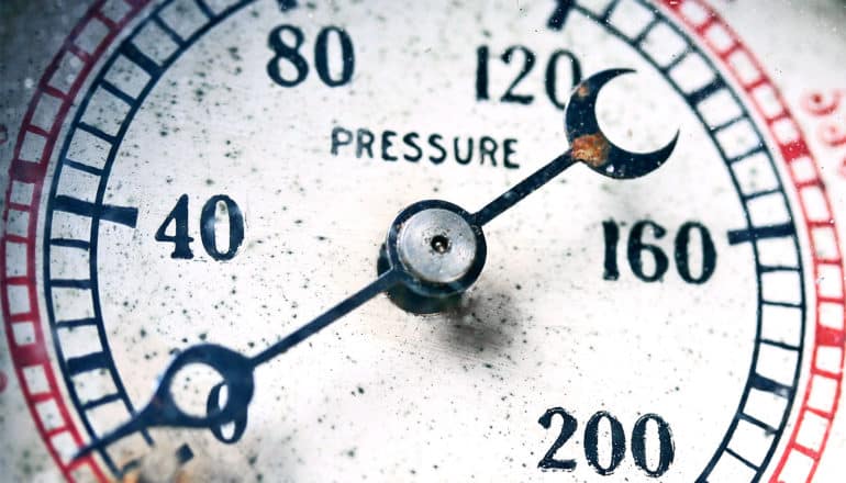 pressure gauge (blood pressure concept)