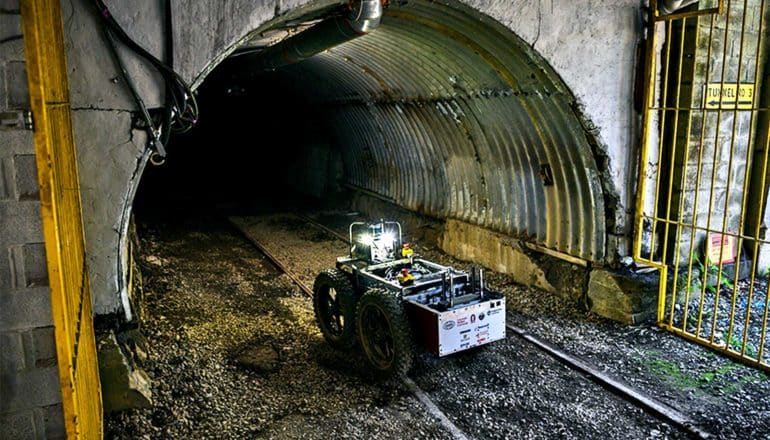 Watch Robot Maps Underground Mine With Wi Fi Breadcrumb Trail