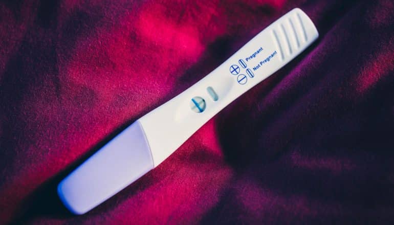 positive pregnancy test