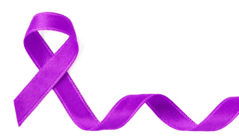 purple ribbon