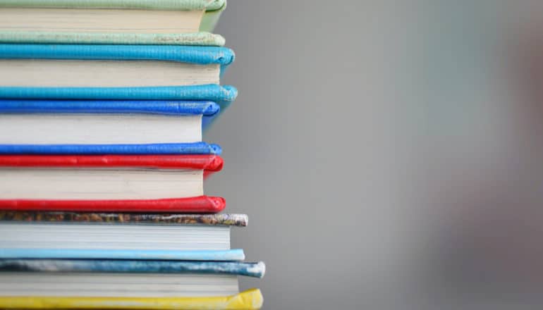 stack of books